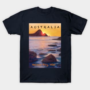 Nelson Bay Travel Poster T-Shirt